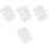 12Pcs Plastic Garlic and Ginger Compact White Kitchen Gadget 3