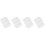 12Pcs Plastic Garlic and Ginger Compact White Kitchen Gadget 4