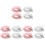 6Paires Sangles En Cuir Pour Panier Multicolores Ajustables 4