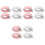 6Paires Sangles En Cuir Pour Panier Multicolores Ajustables 5