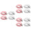 6Paires Sangles En Cuir Pour Panier Multicolores Ajustables 8