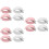 6Paires Sangles En Cuir Pour Panier Multicolores Ajustables 9