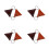 8Pièces -Clés Médiators Guitare Cuir Design Original 5