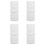 4 stk. vaskemaskine afløbsslangeforbindelse vaskemaskine afløbsslangeadapter vaskemaskine rørforbindelse 5
