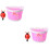 2Pièces Panier Enfant Rose Main Nœud 6