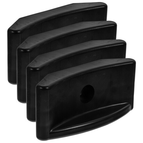 16Pièces Présentoir Haltères Noir Compact Résistant Accessoire Sport 1
