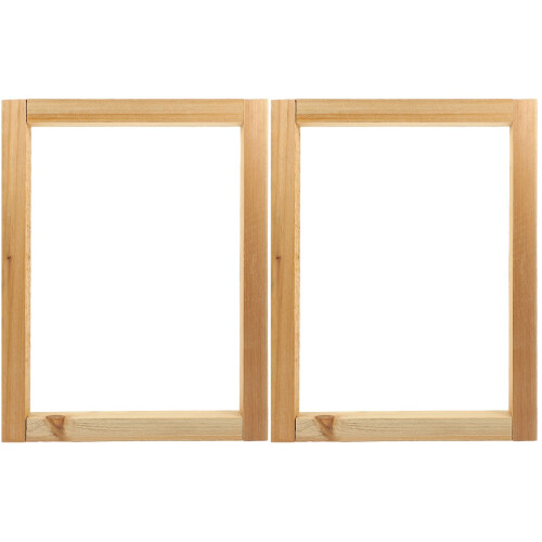 2Pièces Cadres En Bois Pour Impression Sérigraphique 1
