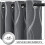 Blackout Curtains 2 Pack, Microfiber, 52x84 in, Silver Wave 4