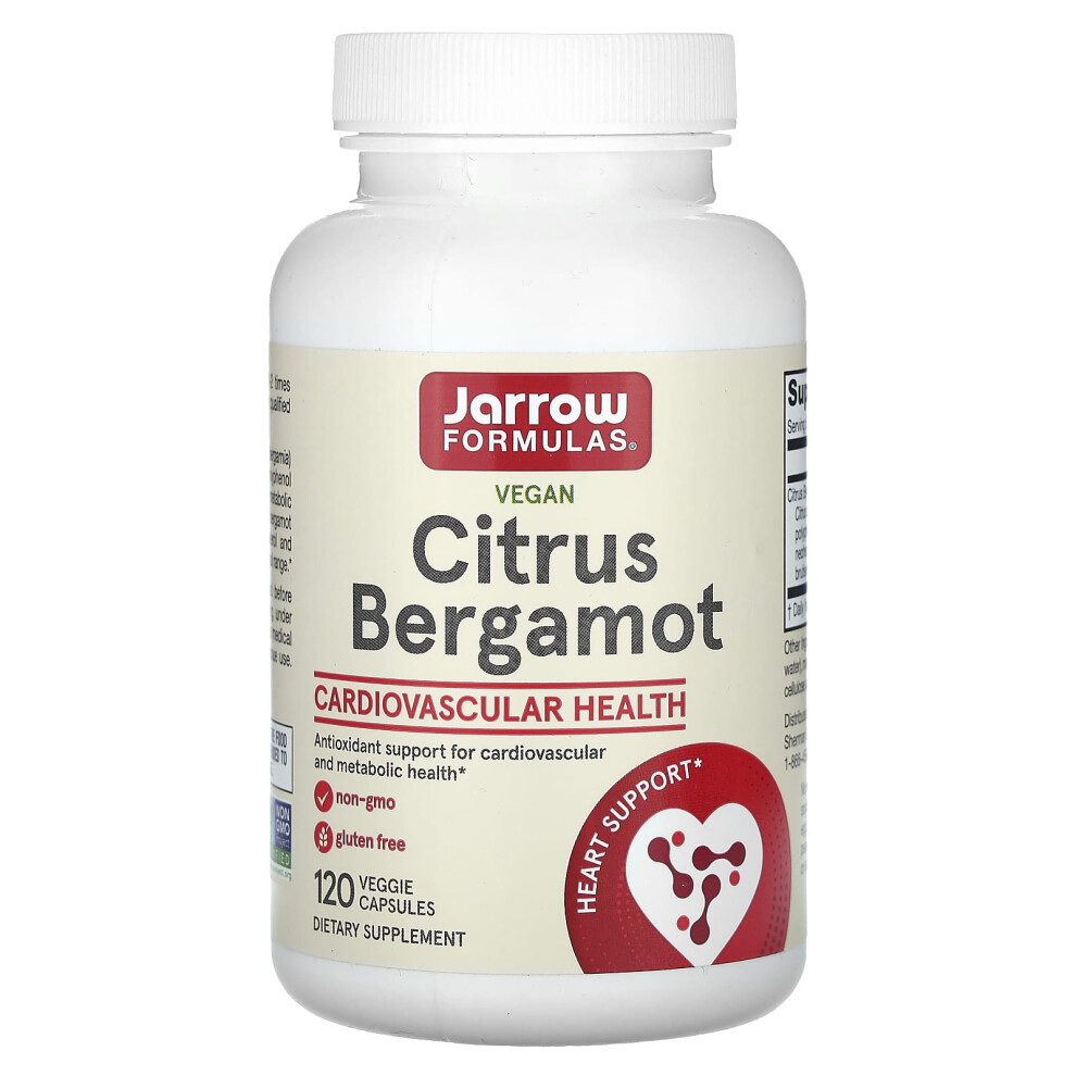 Jarrow Formulas (120 Veggie Capsules) Citrus Bergamot Â 60-120 Veggie Capsules