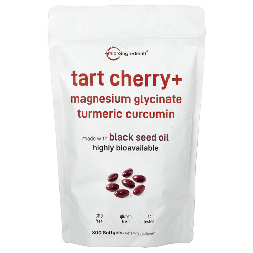 Micro Ingredients, Cherry Tærte+, 300 Softgels