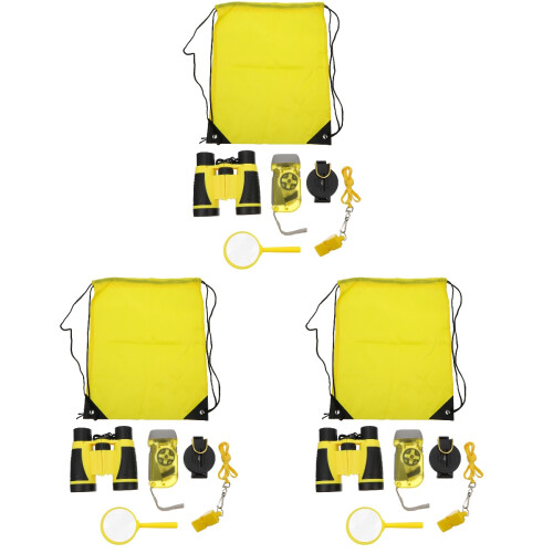 3Ensembles Kit D'exploration Nature Enfants Orange Lampe 2