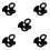 10Pièces Râtelier Sport Noir Support Mural Durable 7