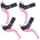 2Paires Poignées Enfant Rose Aluminium 9
