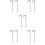 10Pièces Mini Lampadaire Noir Durable Pour Décor DIY Jardin 9