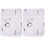 2Pièces Coussin De Lit Absorbant Coton Écologique Pour 3