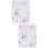 2Pièces Coussin De Lit Absorbant Coton Écologique Pour 8