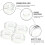 4Pièces Couvercles Poids En Verre Pour Fermentation Bocaux Maison 7