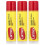 Carmex Καρμέξ, Κλασική Λιπική Βαλσάμια, Medicated, SPF 15, 3 Στιβίδια, 0.15 oz (4.25 g) Each 1