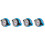 4Pièces Accessoire Température Refroidissement Bleu 6