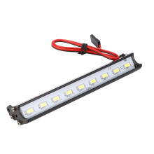 Barra de luces para coche RC de aleación de aluminio y lámpara LED de techo para Axial SCX10 D90 HPI 115mm
