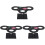 3Pièces Porte Sushi Cornet Glace Noir Stable Support Polyvalent 2
