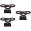 3Pièces Porte Sushi Cornet Glace Noir Stable Support Polyvalent 7