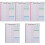 5Pièces De Notes Multi-Usages Couleurs Multiples 4