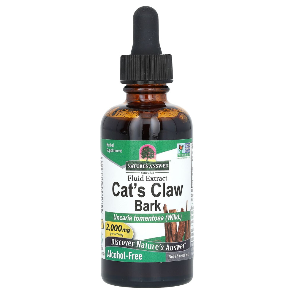 Nature's Answer Cat's Claw Bark Alcohol-Free Extract - 60Ml