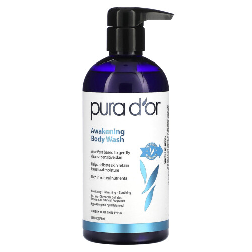 Pura D'or, Εγερτική Σάπουν, 16 fl oz (473 ml)