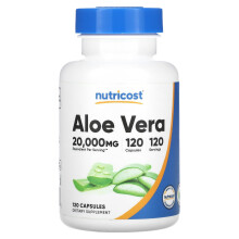 Nutricost, Aloe-Vera, 20.000 mg, 120 Kapseln