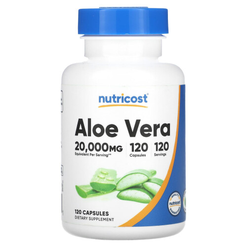 Nutricost, Aloe-Vera, 20.000 mg, 120 Kapseln