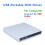 USB 2.0 Bärbar CD/DVD-enhet 5