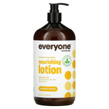 Nourishing Lotion de la Everyone, Coconut + Lemon, 32 fl oz (946 ml)