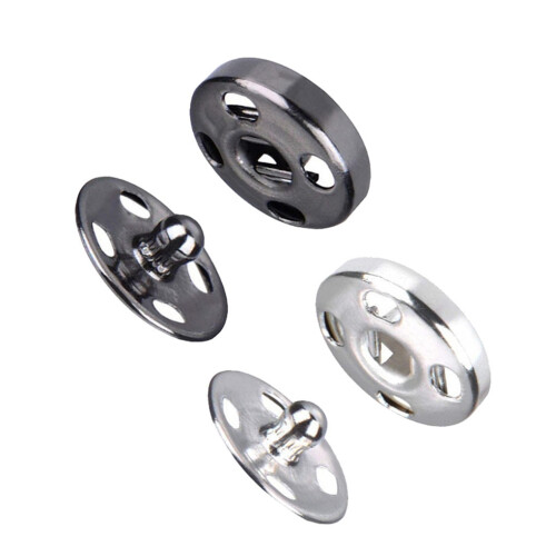 Metal Snap Buttons Rustproof Crafting Snap Fastener DIY Sewing Knitting Press Studs 1
