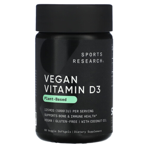Sports Research, Βιταμίνη D3 για Βητα-Veggie Softgels
