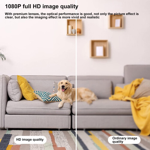 Κάμερα ασφαλείας εσωτερικού χώρου WiFi 1080P με αμφίδρομο ήχο και νυχτερινή όραση 2