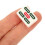 Mini Mahjong-set in draagbare opbergdoos 4
