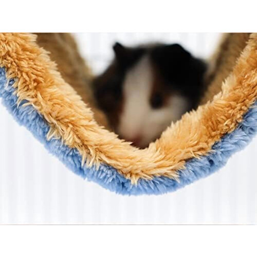 Double-Layer Fleece Pet Hammock for Small Animals 2