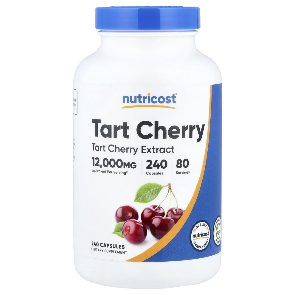 Nutricost , Tart Cherry, 240 Capsules (400 Mg Per Capsule)