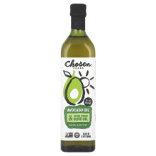 Chosen Foods, Avokádóolaj & Extra Virgin Olívaolaj, 25,4 fl oz (750 ml)