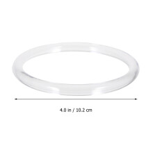 15Pcs Transparent Round Bag Handles Durable Replacement for Purse DIY