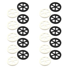40St PP Wielen Voor Kinder DIY Voertuigmodellen En Accessoires