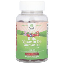 Nature's Craft, Gominolas de Vitamina D3 para Niños, Frutas Mixtas, 25 mcg (1,000 IU), 60 Gominolas