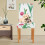 Stuhlhussen mit Tulpenmuster (4er-Pack) 5