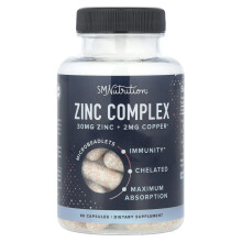 SMNutrition, Zinkkomplex, 60 kapslar