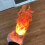 Halloween LED kelluva tulipallo punainen, 2 kpl 3