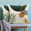 Capas de Almofada Boho Folhas Tropicais Verde e Douradas 40x40cm (Conjunto de 2) 5