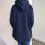 Damen-Kapuzenpullover in Übergröße, einfarbig, mit Taschen 4