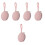 5Pièces Boîte Silicone Rose Facile À Bébé 6