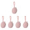 5Pièces Boîte Silicone Rose Facile À Bébé 7